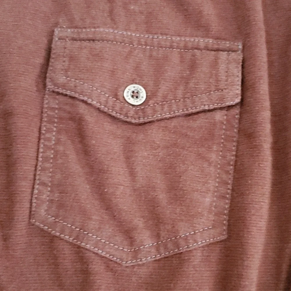 Kuhl Brown 1/4 button polo shirt